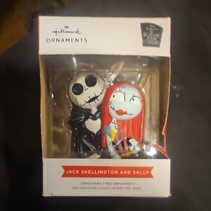 Jack Skellington and Sally Ornament